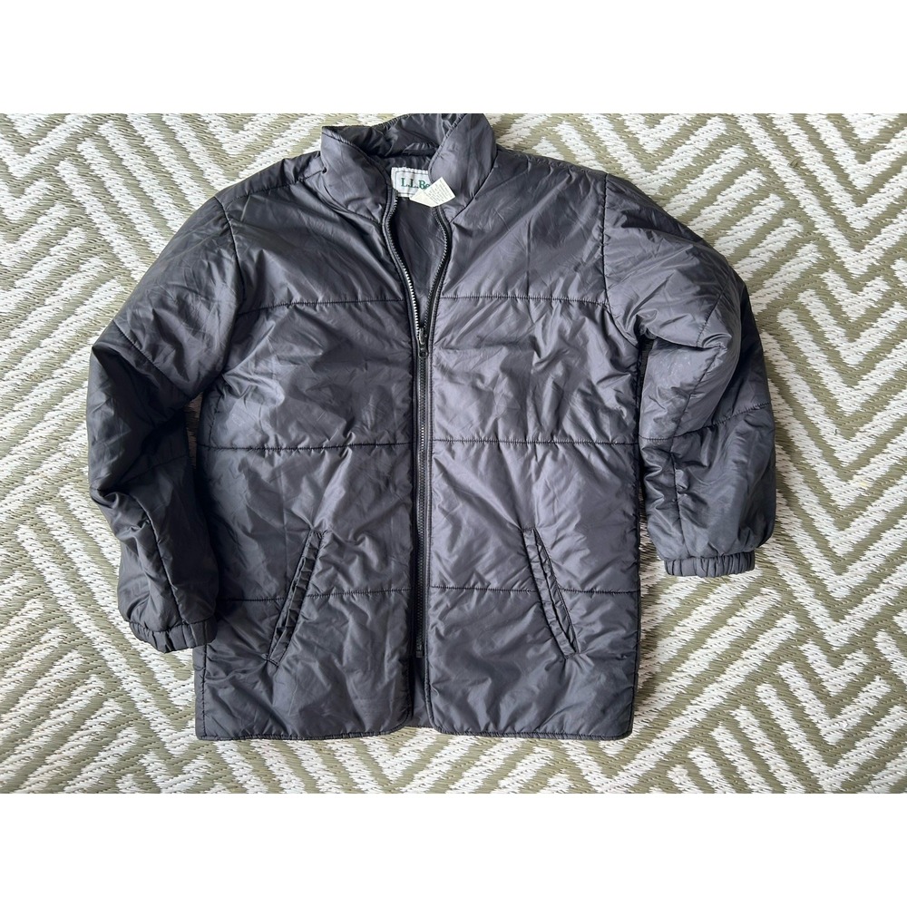 Boys 14-16 LL BEAN PUFFER JACKET BLACK